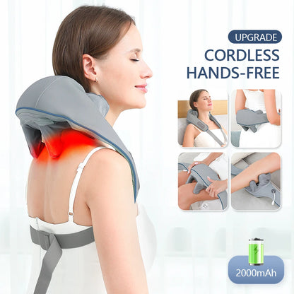 Wireless Neck, Shoulder and Back Massager